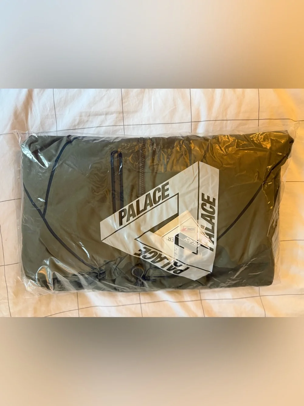 Palace Gore-Tex Infinium Jacket Olive Green, Men's Size XL FW24 Full Zip
